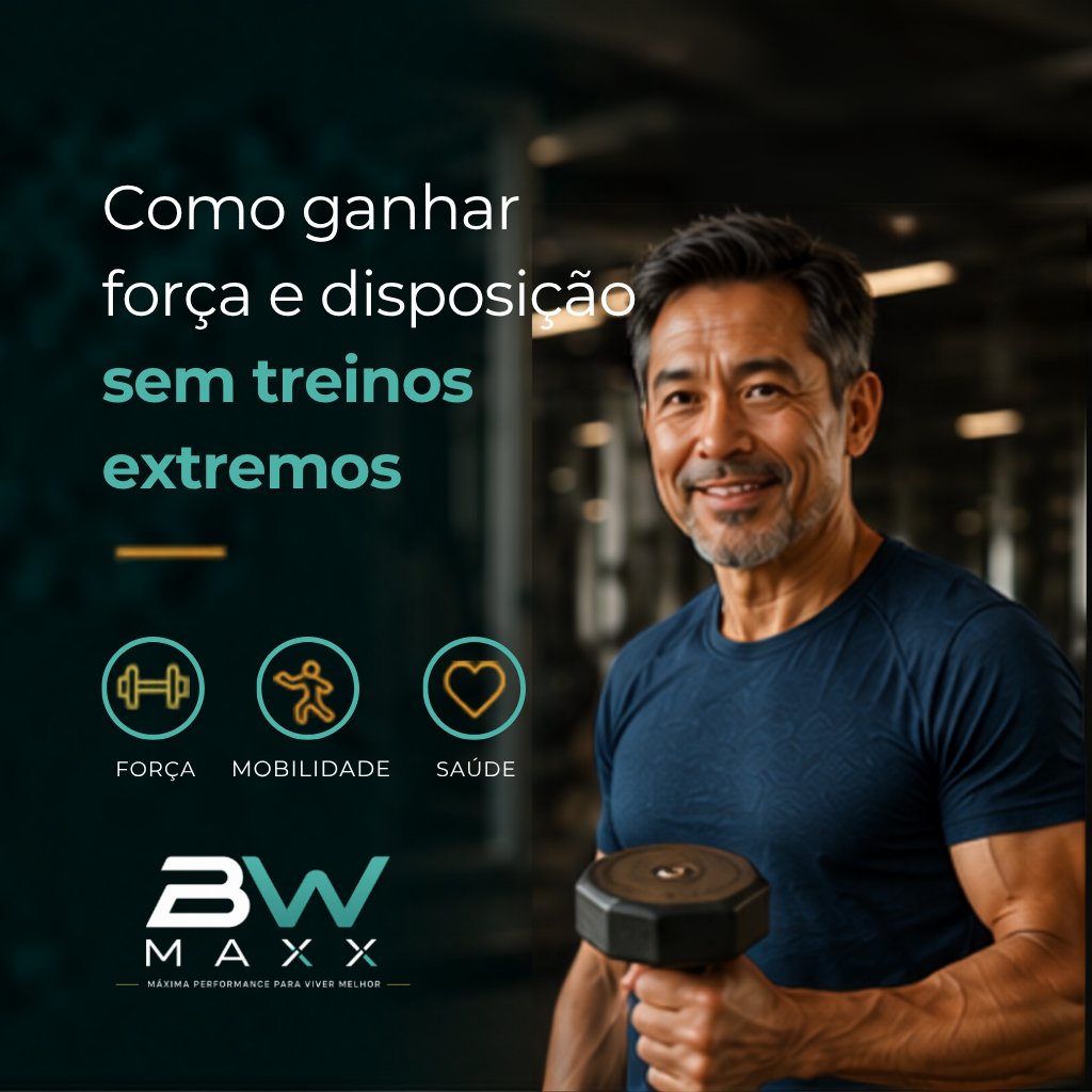 Como ganhar força e disposição sem treinos extremos